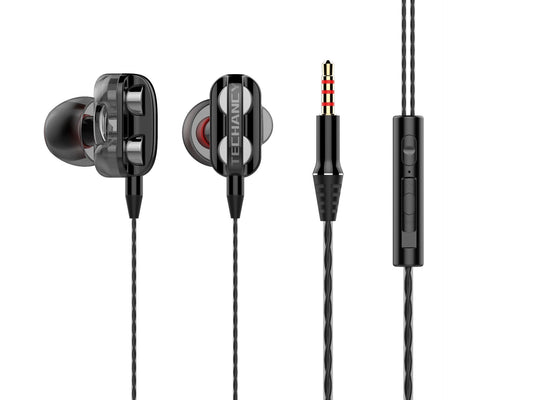 Techancy Auricular Com Fios Estéreo Premium TD8050 -0