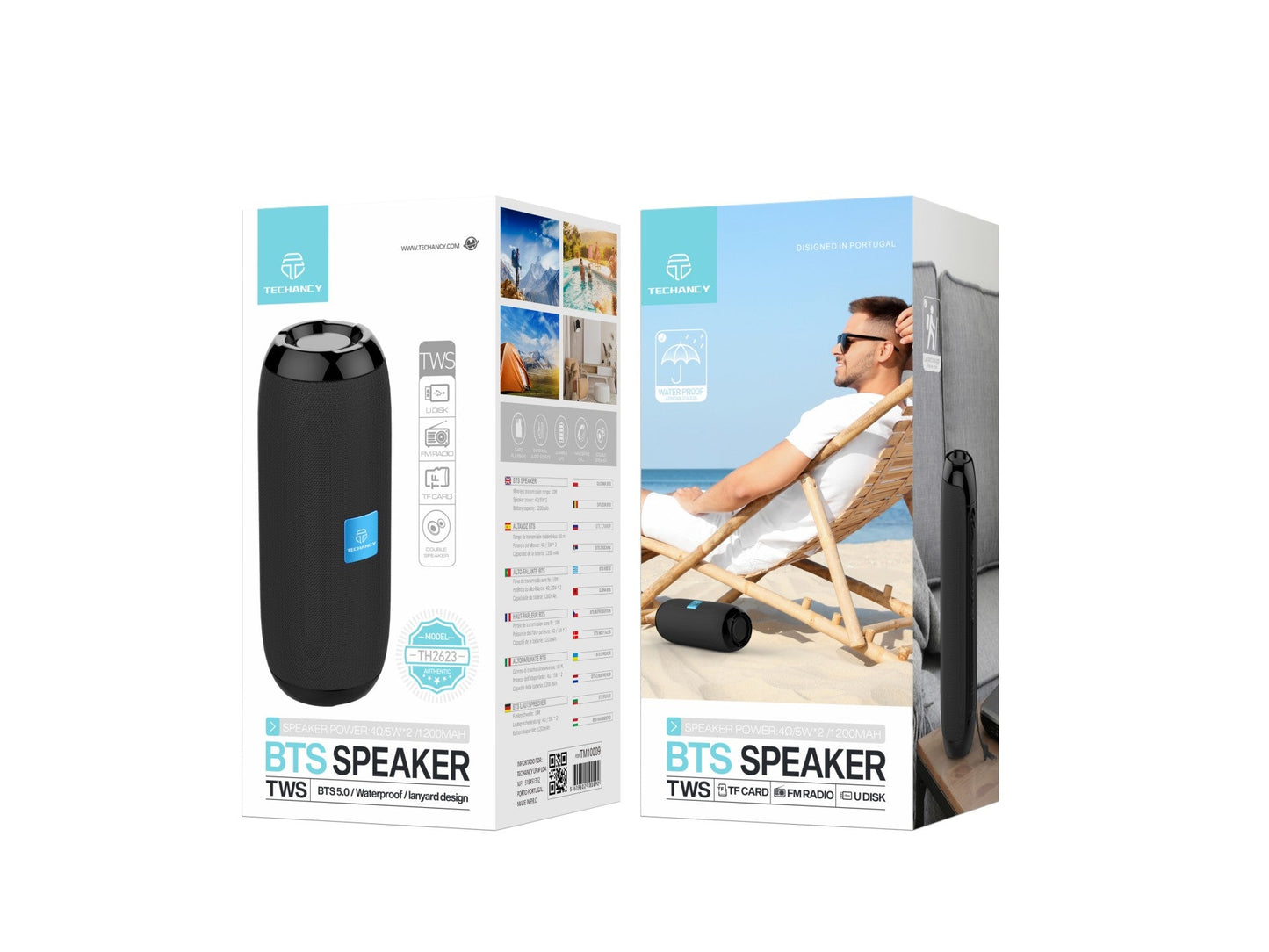 Techancy Bluetooth Audio Black TH2623-1