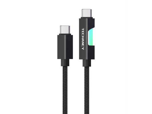 Techancy Cabo De Dados Usb-C Para Usb-C TB1797, 1m/60w -0