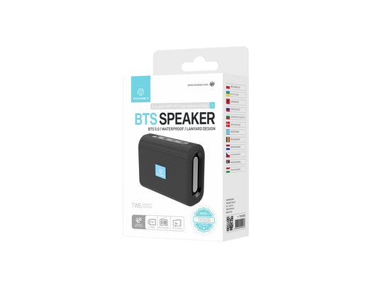 Techancy Mini Altifalante Sem Fios Preto TH2630-1