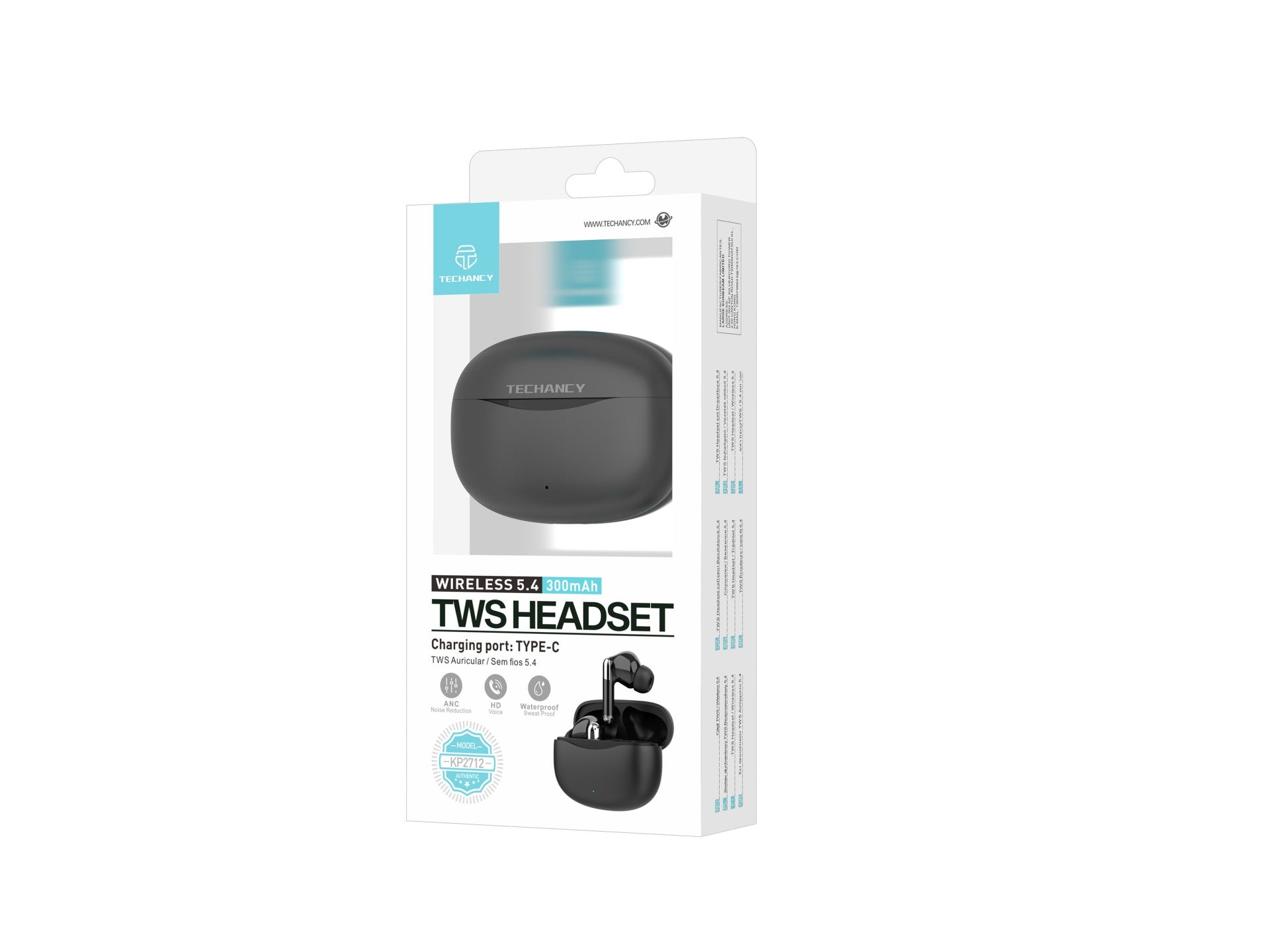 Techancy Auricular TWS KP2712 -1