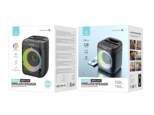 Techancy Altifalante Bluetooth Sem Fios  TH2635-1