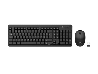 Techancy Kit De Teclado E Rato Sem Fios 2.4g Preto TK1271-0