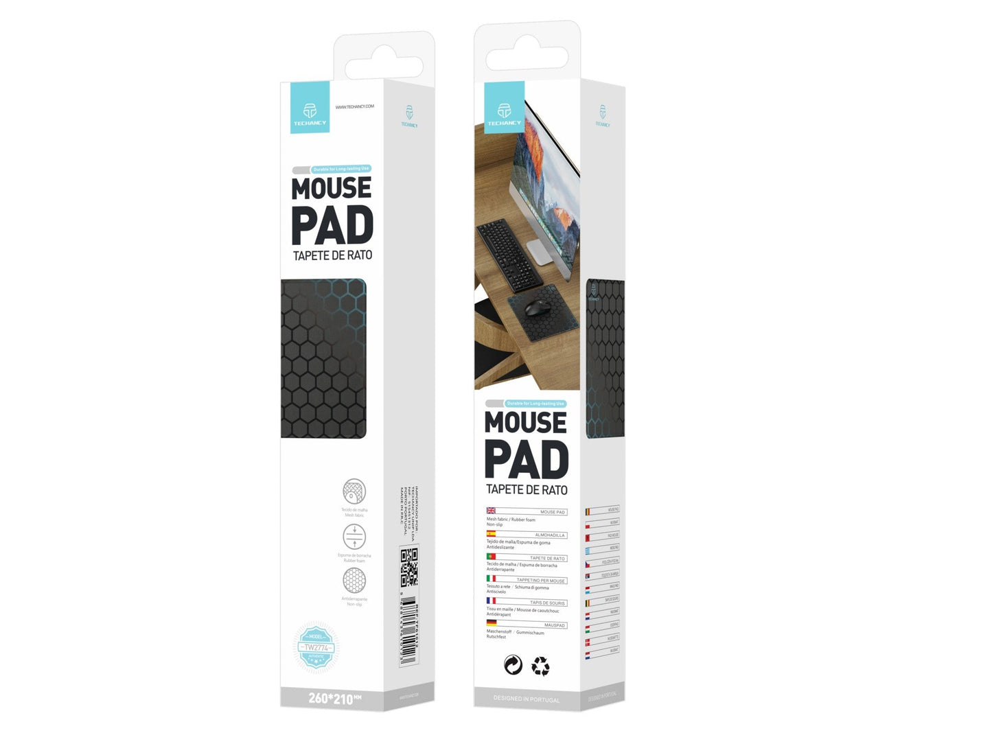 Tapete para rato Techancy 21*26 cm, TW2774-1