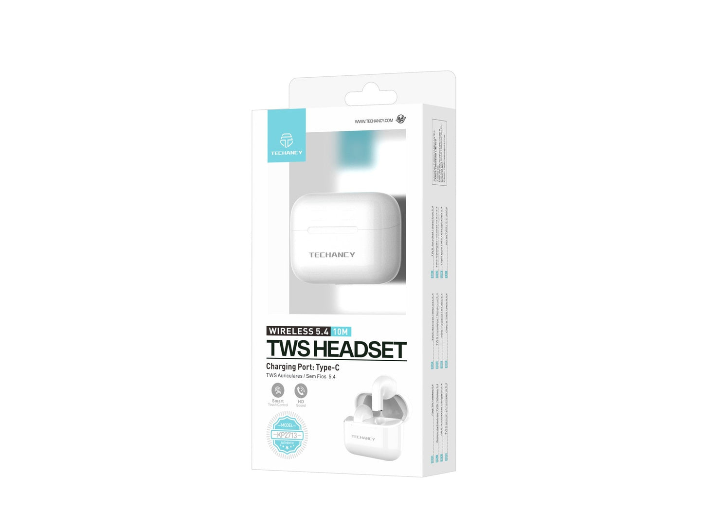 Techancy Auriculares TWS KP2713